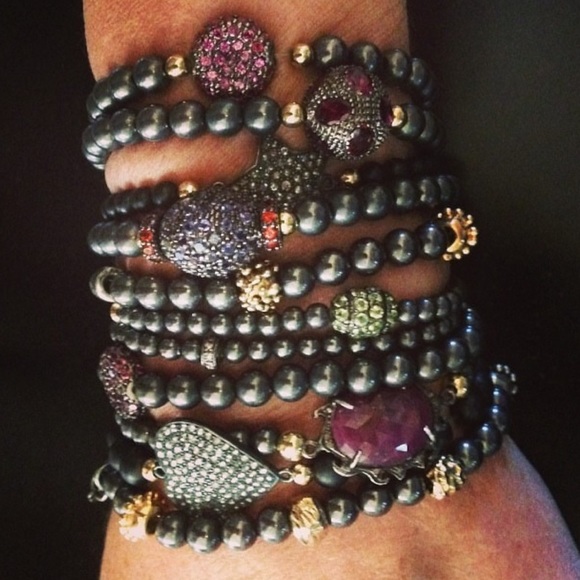 Jessica Kagan Cushman (JKC) Oxidized Silver Beads and Lemon Citrine Bracelet - Picture 6 of 7